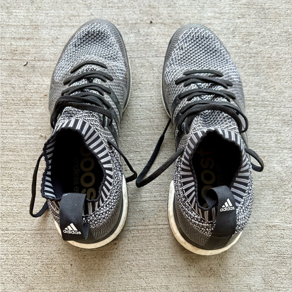 adidas Men’s Gray and Black Athletic Shoes
